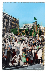 Guerre d'Algérie Rafle dans les rues d'Alger 