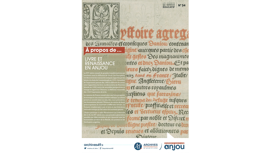 Livre et Renaissance en Anjou