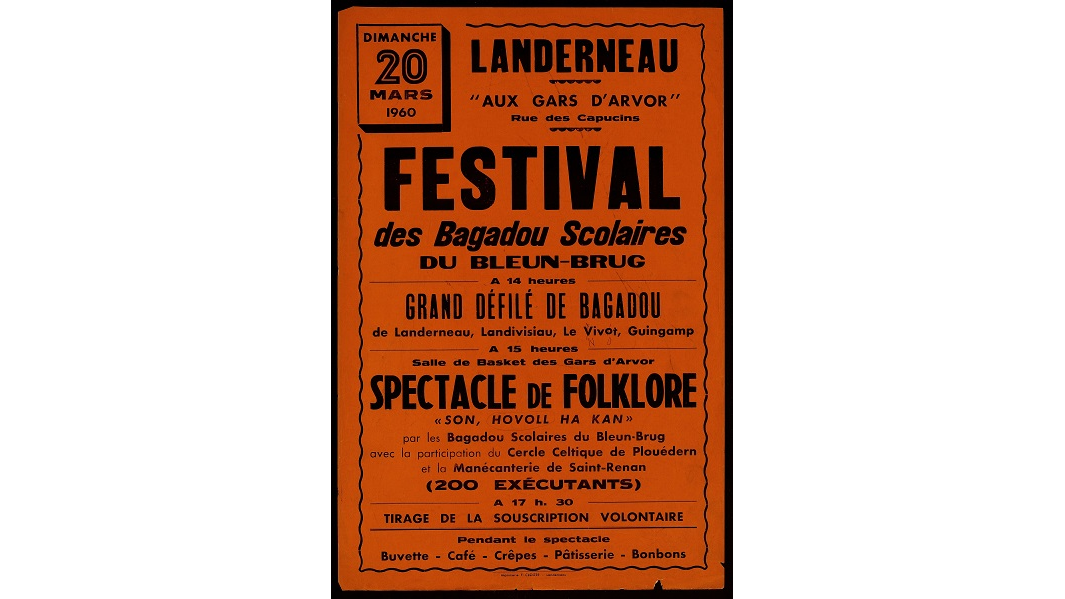 Affiche conservée aux Archives de Landerneau